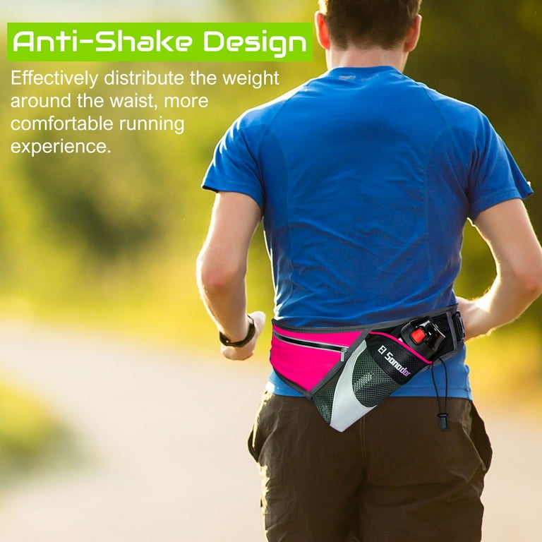 Hydration clearance running belt