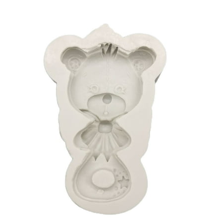 

Skys Heat Resistant Chocolate Mold Multi-purpose Silicone Creative Bear Shape Dessert Mold Kitchen Tools