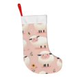 thumbnail image 3 of Flannel Christmas Stocking 17.7×11×7in Soft And Light Touch Good Socks Splicing Design Can Be Used For Hanging Cartoon Sheep, 3 of 8