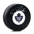 thumbnail image 1 of Curtis Joseph Rondelle à Logo Rétro Signé Maple Leafs de Toronto, 1 of 1