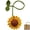Style 2, variant on vlrwzc Handmade Crochet Sunflower Car Rearview Mirror Decoration Car Mirror Hanging Accessories Cute Knitted Interior Decor for Car
