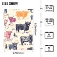 thumbnail image 3 of Haosy Highland Cattle on Grass Notebooks 1-subject Journal 60 Sheets A5 College Ruled Paper Detachable Ring 8.3"x5.7", 3 of 8