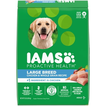 UPC 019014610976 product image for IAMS High Protein with Real Chicken Dry Dog Food for Large Breed Adult Dog  15 l | upcitemdb.com