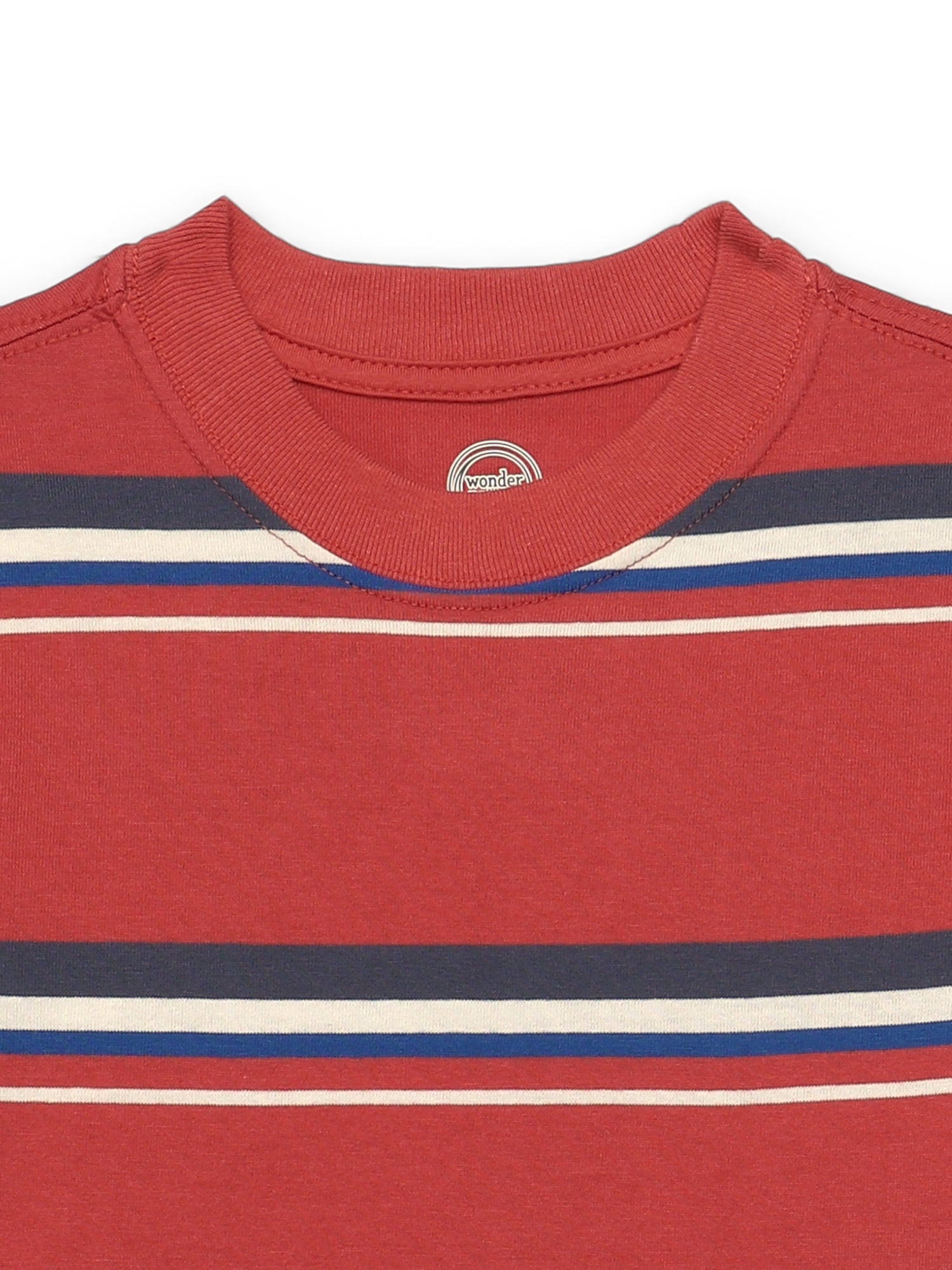 Wonder Nation Short Sleeve Stripe Tee