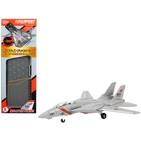 Grumman F-14 Tomcat Fighter Aircraft "VF-114 Aardvarks" (CVN-65) Aircraft Carrier Deck 1/200 Diecast Model by Forces of Valor