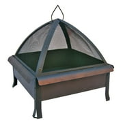 Angle View: Landmann Tudor 24 x 24 in. Square Fire Pit with FREE Cover
