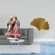 thumbnail image 2 of Letrero de mesa con diseño de hojas de ginkgo, decoración de escritorio de acrílico, escultura colgante de hierro forjado, adorno adecuado para decora, 2 of 8