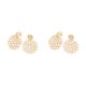 thumbnail image 1 of Qarigey Pendientes de hipoalergénicos Pendientes colgantes geométricos para mujeres de estilo elegante y chic Pendientes blanco blanco 2Conjunto, 1 of 6