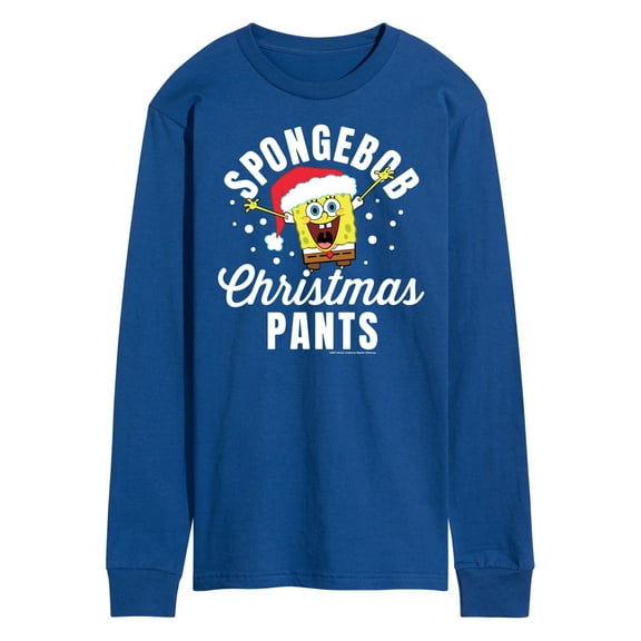 SpongeBob SquarePants - Christmas Pants - Men's Long Sleeve T-Shirt
