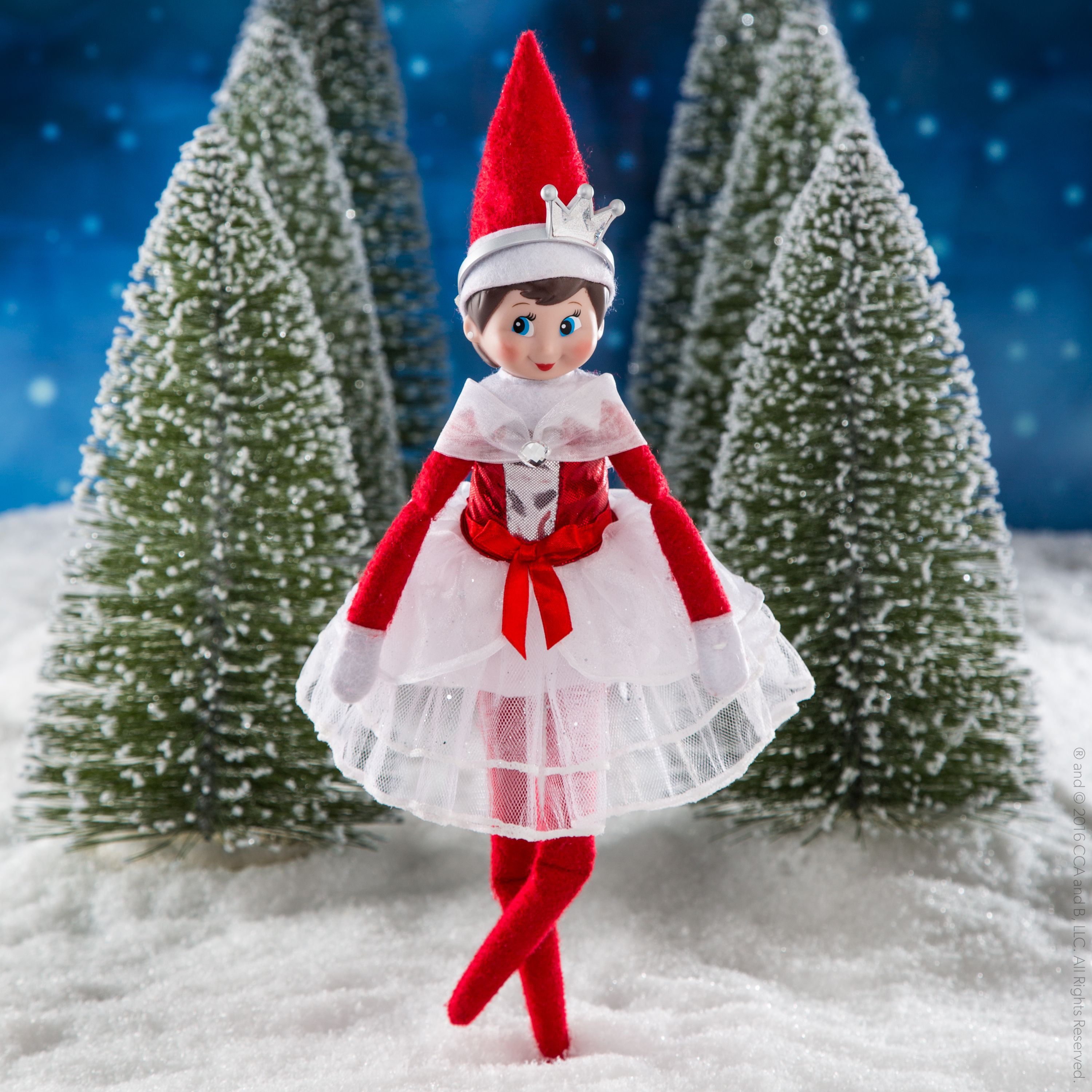 The Elf On The Shelf Claus Couture Peppermint Princess Gown, Wal-mart, Walm...