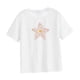 thumbnail image 2 of Camisetas de manga corta para mujer, informales, de verano, para deportes, vacaciones, compras Blanco Yuyangstore  Mujer manga corta, 2 of 8