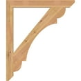 thumbnail image 3 of Ekena Millwork 3 1/2"W x 34"D x 40"H Olympic Slat Smooth Bracket, Western Red Cedar, 3 of 4
