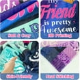 thumbnail image 4 of Best Friend Blanket, Best Friend Birthday Gifts for Women, Friendship Gifts for Women Friend, Gifts for Best Friend Women Christmas, Bestie Birthday Gifts for Women Throw Blanket 60"X50", 4 of 5