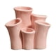 thumbnail image 3 of Organizador multifuncional de cerámica coral para baño, versátil y decorativo. Rosa, 3 of 9