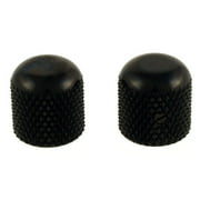 Allparts Dome Knobs - Black, Flattened Top
