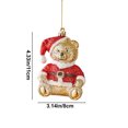 thumbnail image 3 of Fiudx Adornos Colgantes de Papá Noel, Adornos Navideños Festivos, Fáciles de Colgar, Accesorios Festivos Versátiles, Perfectos para Árboles, Decoración Del Hogar, Fotografía, Tamaño 11 X 5,5 X 5 Cm, 3 of 6