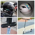 thumbnail image 3 of 4 Pcs 5.9'' Flame Reflective Sticker for Car Racing laptop skateboard Decal, 3 of 7