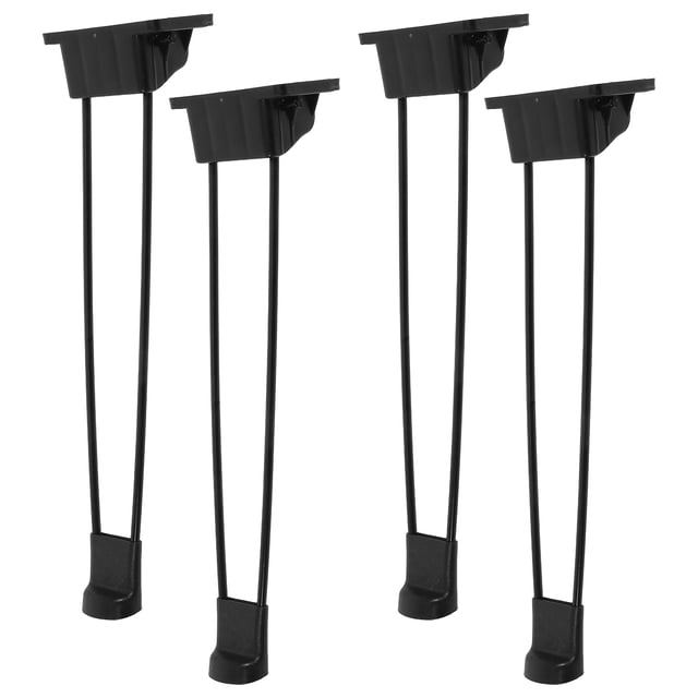 KAKOWELY end table legs 4PCS Metal End Table Legs Hairpin Bench Legs Table Leg Support Replacement Coffee Table Leg for DIY Furniture Projects Modern Home Decor