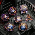 thumbnail image 3 of Juego de dados Maywin Liquid Core Dragon Eye D&D, juego de dados poliédricos, juego de dados de dragones y mazmorras para Ttrpg, 3 of 5