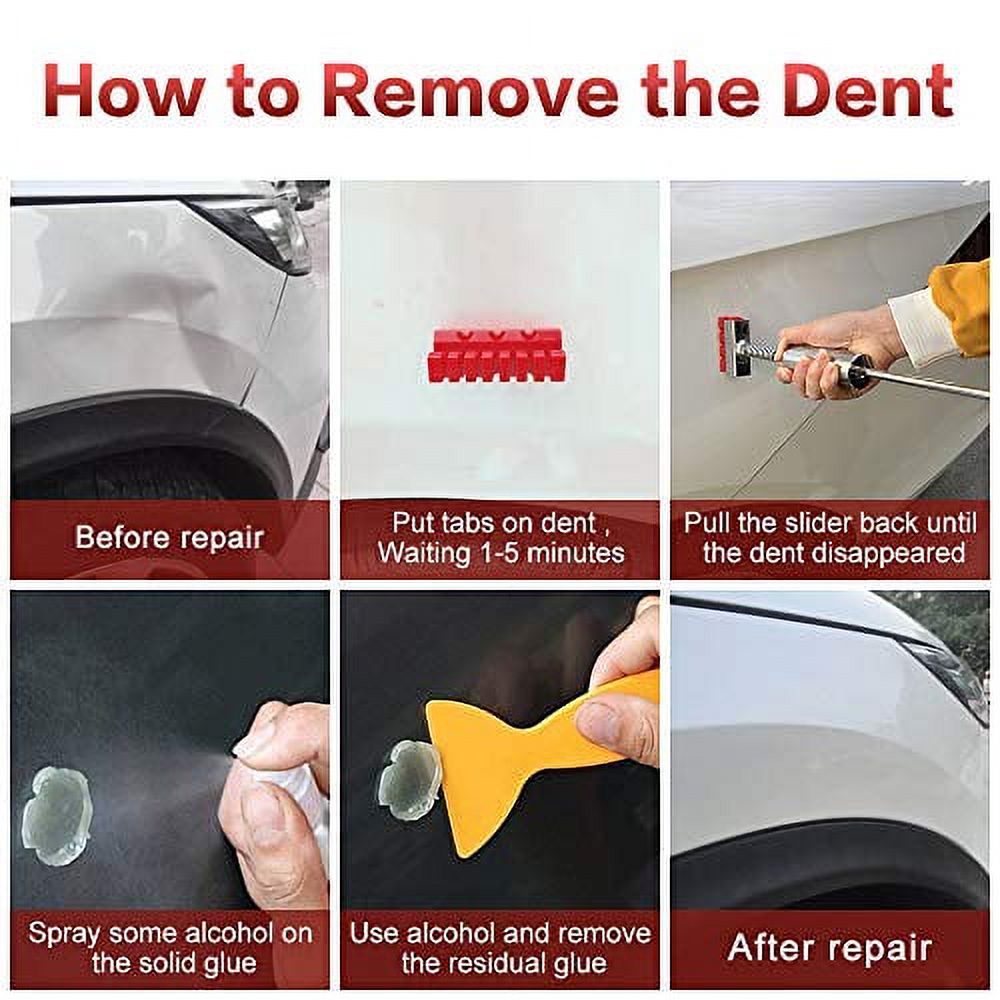 Manelord Dent Puller - Dent Remover with T bar Dent Puller and