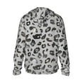 thumbnail image 3 of Kll Wild Animal Leopard Print Men'S Women’s Upf 50+ Sun Protection Outdoor Hoodie Jacket Long Sleeve Fishing Hiking Performance Shirt- Medium, 3 of 8