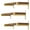 Gold, variant on 6 Pcs Heavy Duty Shelf Brackets 10 Inch Wall Mounted Industrial Metal Shelving Supports with Lip Gold
