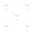 thumbnail image 3 of Collar del zodiaco Minnieouse Letra inglesa doce signo del zodiaco Ins joyería cadena colgante, 3 of 6