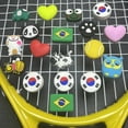thumbnail image 2 of 5/10 Pcs/Lot Tennis Vibration Dampeners Heart Shape Tennis Racket Anti Vibration Animal Tennis Racquet Damper Tennis Accessories 5 pcs, 2 of 6