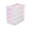 Pink, variant on 4-Tier Stackable Desktop Storage Box - Plastic Layered Organizer with Handle Buckle Design, Large Opening for Easy Access, Minimalist Style for Home and Office, 9.84*6.3*9.06in, Green