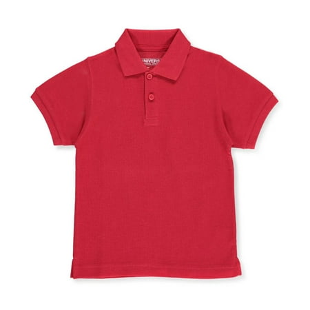 - Unisex Boys Girls Short Sleeve Pique Polo Shirt w/Stain Release (2T-20)