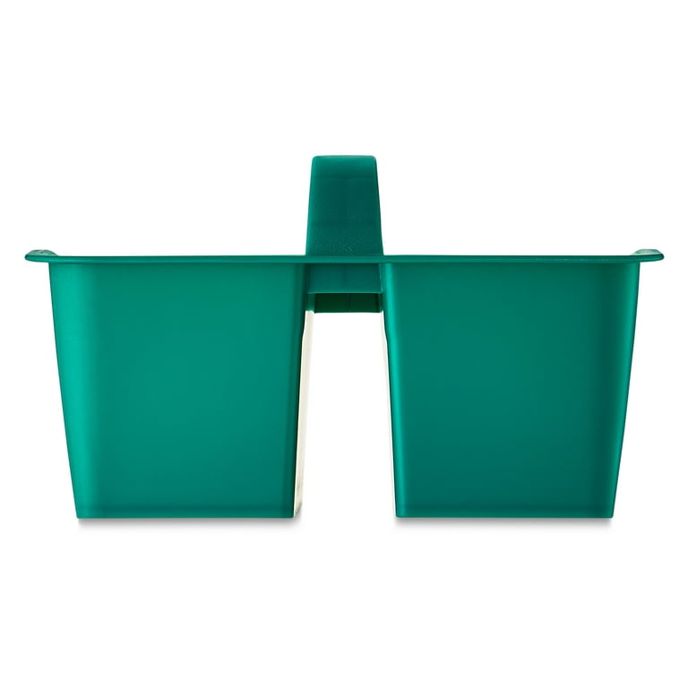 Pen+Gear Plastic Caddy, Desktop Craft and Hobby Organizer, Emerald Green,  6-Pack 