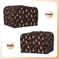thumbnail image 3 of Haiem Valentine Gnome Print Toaster Covers 4 Slice Wide Slot,Bread Dust Cover & Fingerprint Protection,Bread Machine Cover,Appliance Covers, 3 of 7