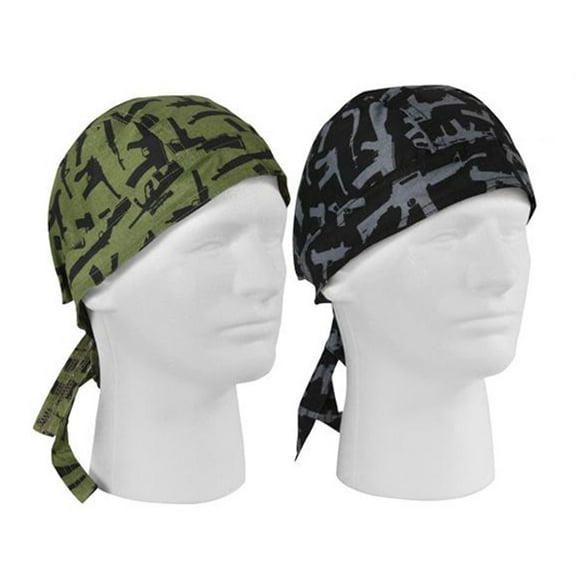 Rothco Rothco Gun Pattern Headwrap - 5197 - Black