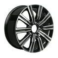 thumbnail image 3 of Thewheeldepot Lexus  Aluminum Wheel 20x8.5 5x150mm Black Machine Face 1 Pc., 3 of 8
