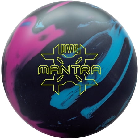 DV8 Mantra Solid Bowling Ball - Black/Blue/Fuschia