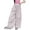 Grey, variant on KAUOD Girls Lace High Waist Parachute Pants Baggy Wide Leg Thin Casual Cargo Trousers with Pockets Teen Kids Drawstring Pants