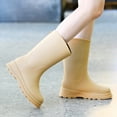 thumbnail image 6 of AUXDIQ Wellington Boots Women Mid-calf Wellies Waterproof Rain Boots Outdoor Garden Shoes, 6 of 6