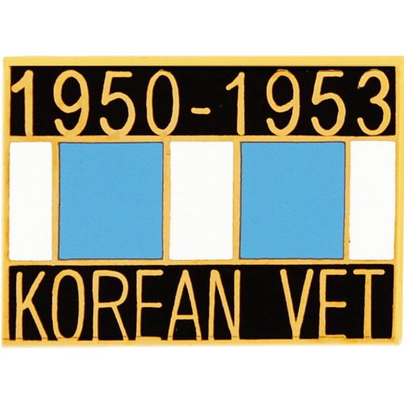 Eagle Emblems P15349 Pin - Korea, Veteran, 50 - 53 - 1 in.