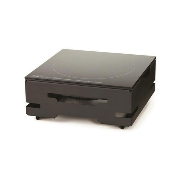 Rosseto Serving Solutions SM381 Chauffage à Induction Multi-Chef Simple Bouton (120V 60H) avec Base Noire Mate 5'