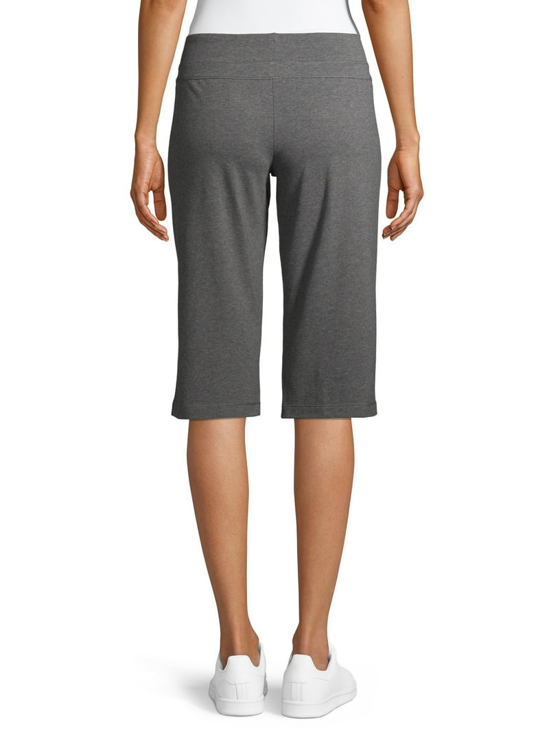 Athletic Works Women's Athleisure Dri More Piped Bermuda Shorts