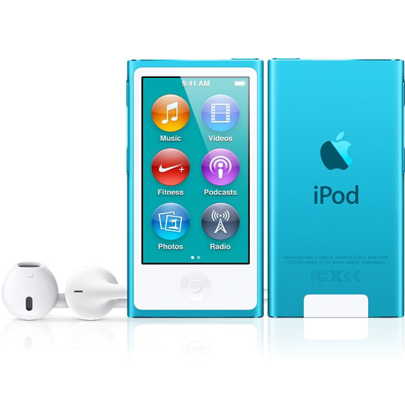 Restored Apple iPod Nano 7th Generation 16GB Blue MD477LL/A 