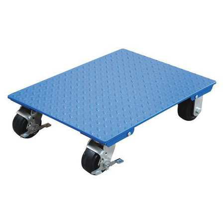 Capacity W/ Diamond Tread Rubber Pads & Four 3 Casters Movers Dolly 1000 Lb 