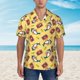 thumbnail image 2 of Fotbe Pineapples Sharks In Hawaiian Camisa Hawaiana para Hombre Unisex – Camisa Casual de Verano con Botones de Manga Corta de Algodón y Lino,Small, 2 of 7