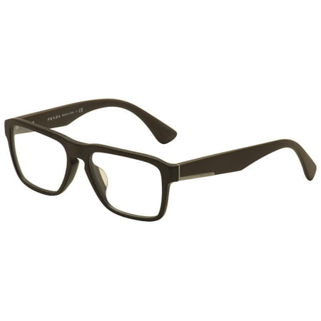 Prada Eyeglasses VPR 04SF 04S-F TFD-1O1 Matte Brown Optical Frame 55mm Asian Fit