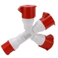 thumbnail image 1 of Enchufe Industrial ANGGREK Multifuncional 1 Entrada 3 Salida Resistente A La Temperatura Con Cubierta Antipolvo, 1 of 7