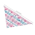 thumbnail image 6 of Bingfone Pink Striped Flamingo-Washable Dog Scarf Triangle Adjustable Puppy Bandana Bib Handkerchief For Medium Large Dog Cat, 6 of 9