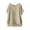 Khaki, variant on Helii Women's Keyhole Top – Loose Fit Drop Shoulder Blouse, Cotton Linen Texture Short Sleeve Tunic with High Low Hem, Relaxed Summer Tunic for Daily Casual Black,M