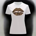 thumbnail image 3 of Playera Blusa Con Impresion De Beso Animal Print Sexy Color Blanco Talla Chica Marca Emil SaEs, 3 of 4