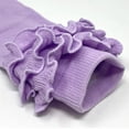 thumbnail image 5 of Wrapables Really Ruffly Baby & Toddler Leg Warmers (Set of 3), Purple, Pink, Black, 5 of 9
