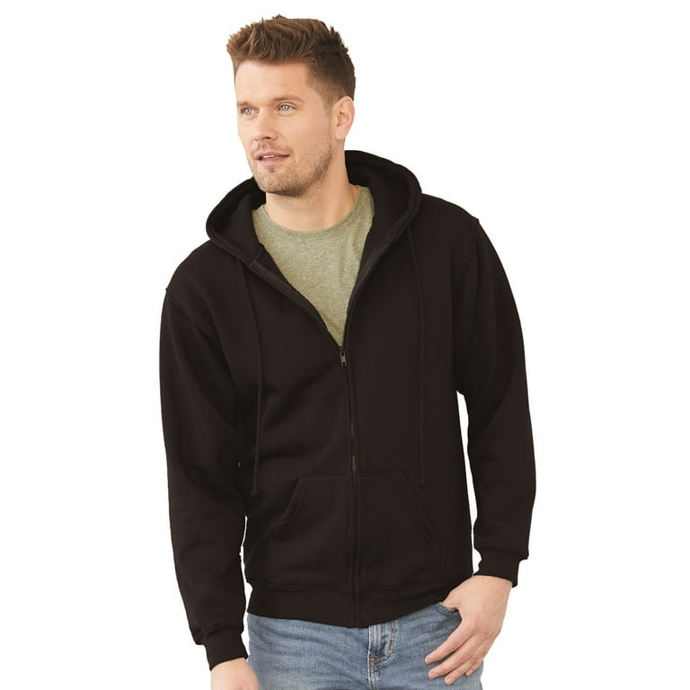 Adult 9.5oz., 80% cotton/20% polyester Full-Zip Hooded Adult 9.5oz., 80% cotton/20% polyester Full-Zip Hooded